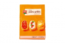 Petits pains grillés au froment