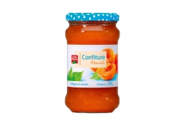 Confiture d'abricots allégées en sucre