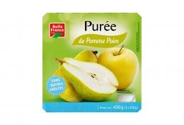 Purée de fruits pomme poire