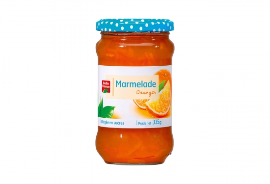 Marmelade d'oranges allégée en sucres