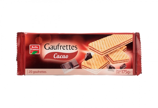 Gaufrettes double fourrage cacao