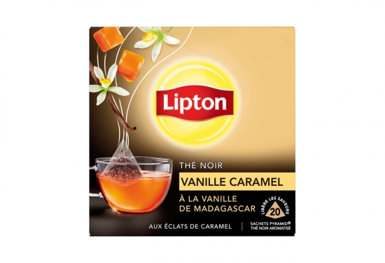 Thé noir vanille caramel