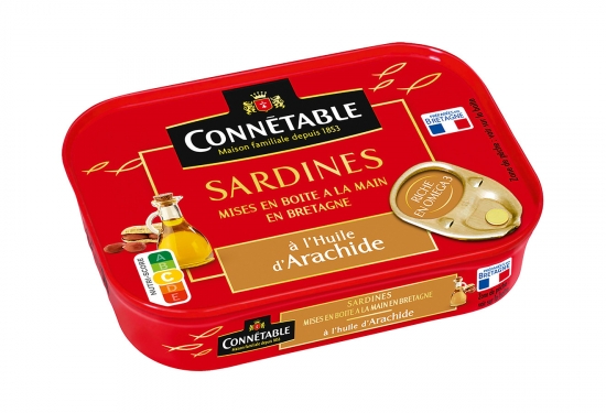 Sardines à l'huile d'arachide 115g