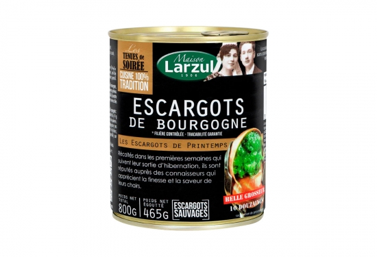 10 douzaines d'escargots de Bourgogne sauvages de printemps, belle grosseur