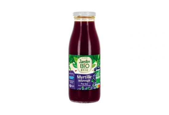 Pur jus de myrtille sauvage