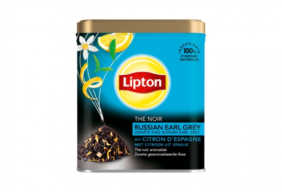 Coffret thé noir russian earl grey au citron d'Espagne