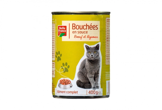 Boîte 1/2 bouchées en sauce