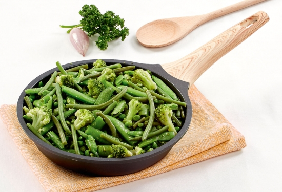 Poêlée de légumes verts