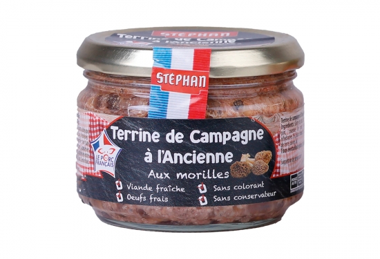 Terrine de campagne aux morilles