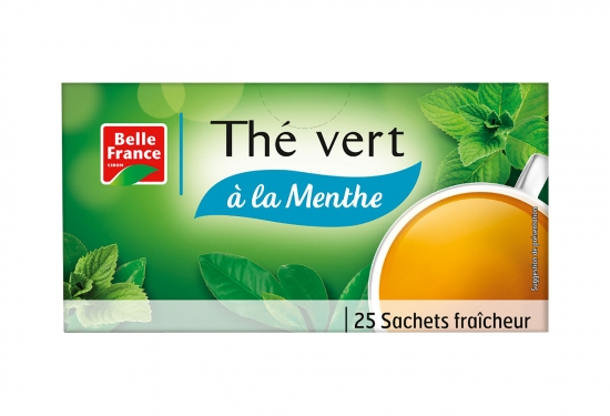 Thé Vert à la menthe