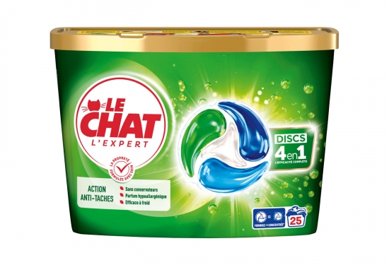 Lessive en doses Le Chat l'Expert 4 en 1