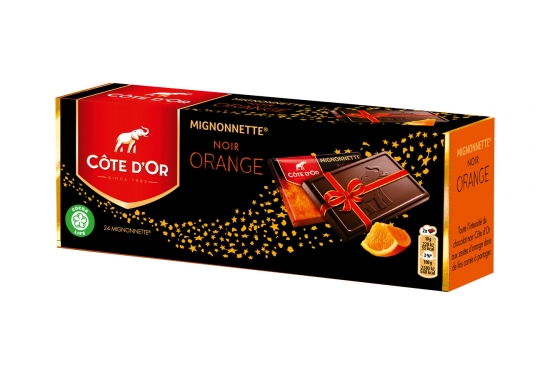 24 mignonnettes noir orange