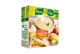 Velouté de pommes de terre et gruyère