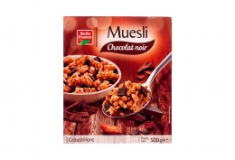 Muesli croustillant au chocolat noir