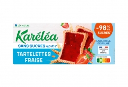 Tartelettes fraise sans sucres ajoutés