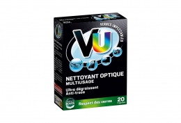 20 lingettes nettoyantes optiques