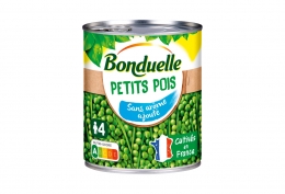 4/4 Petits pois étuvés sans arôme ajouté