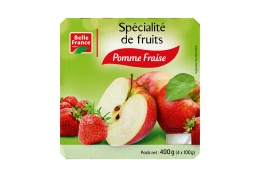 Spécialité de fruits pomme fraise