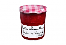 Confiture de fraises et groseilles