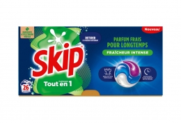 Lessive en doses Skip 3 en 1 Fraîcheur intense