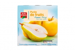 Purée de fruits pomme poire