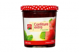 Confiture extra de fraises