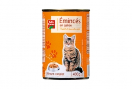 Lot de 10 boîtes 1/2 d'émincés en gelée pour chat