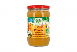 Compote pomme/vanille Bourbon 100% fruits