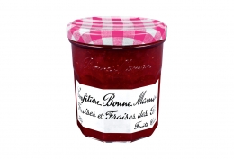 Confiture de fraises et fraises des bois