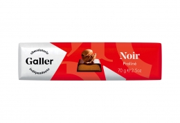 2 bâtons chocolat noir praliné