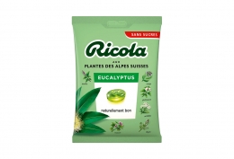 Ricola eucalyptus sans sucres à la stévia