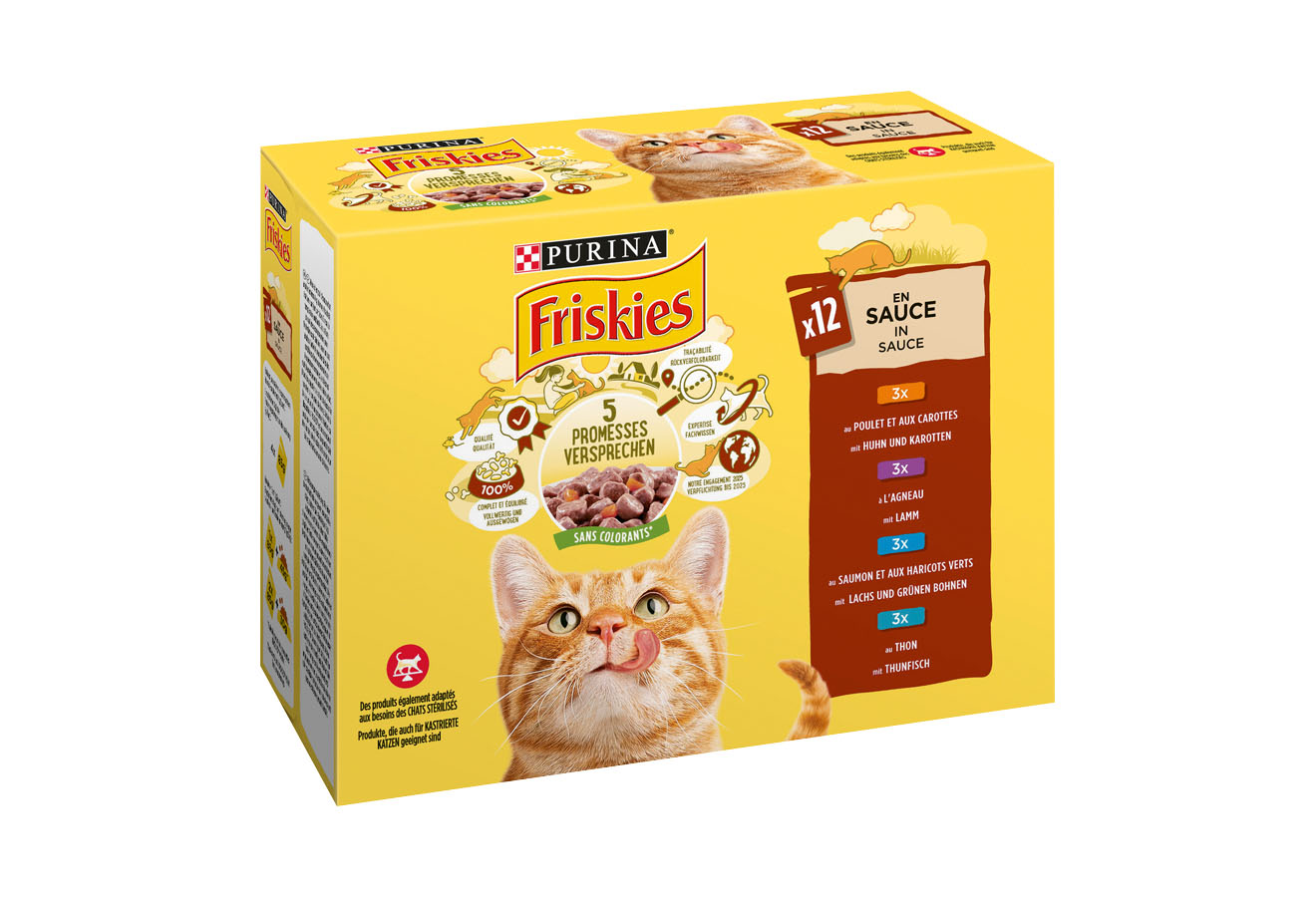 Croquettes pour Chat Adulte au Poisson De Mer Et Céréales Complètes PURINA  ONE - 3 Kg